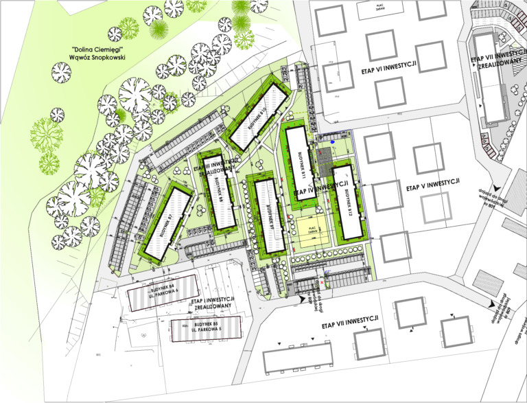 Snopków Park - plan osiedla